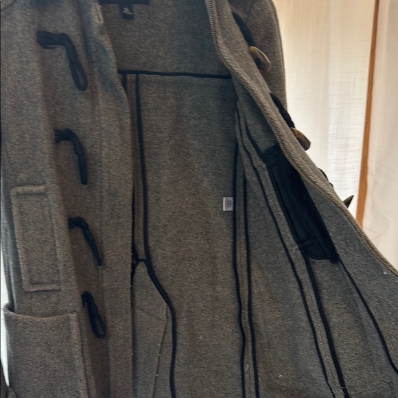 Banana Republic Gray Pea Coat with Toggle Closures - Picture 7 of 8
